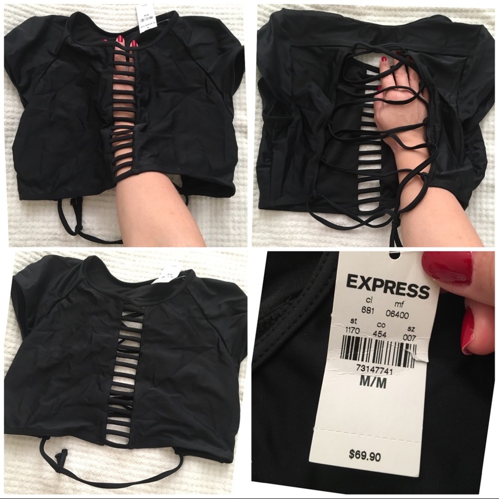 Express swim top- runs small- negotiable $